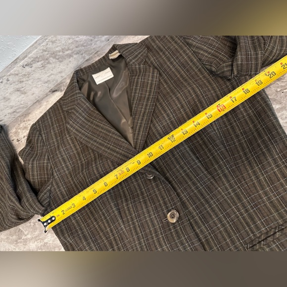 Emma & James A Liz Claiborne Co. Plaid embroidered Skirt suit Sz 8 - Picture 12 of 15